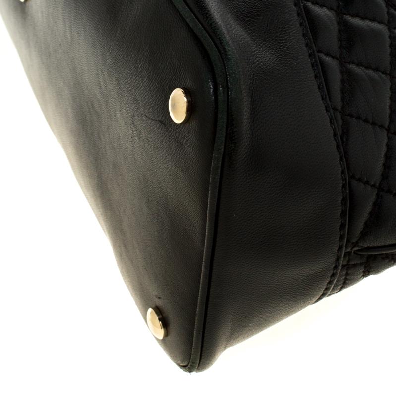 Versace Black Leather Satchel 2