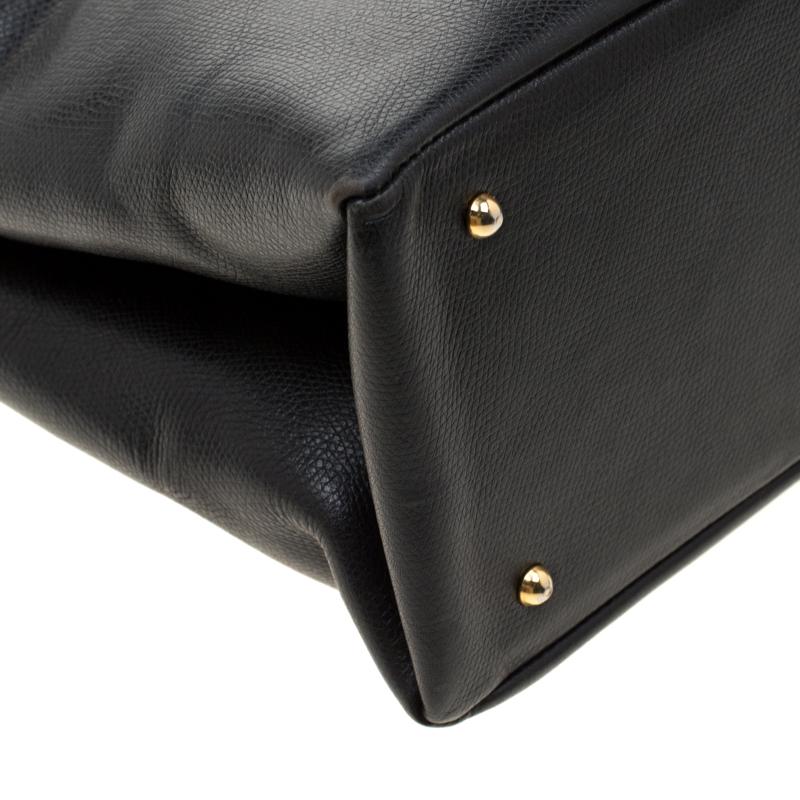Versace Black Leather Shoulder Bag 3