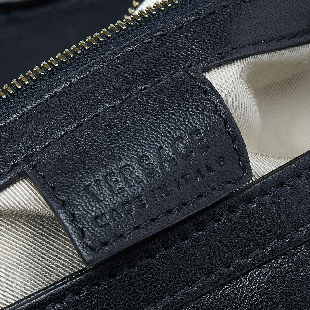 Versace Black Leather Shoulder Bag 3