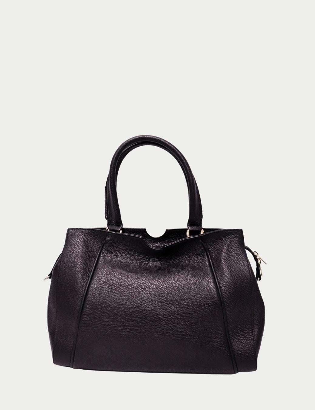Nero Borsa a tracolla in pelle nera di Versace con dettaglio a catena d'oro in vendita