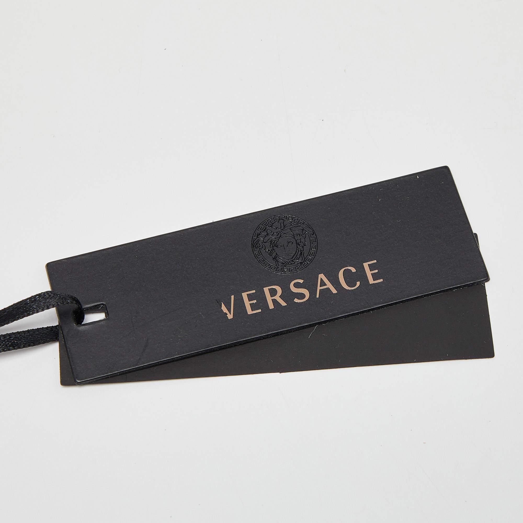 Versace Black Leather Tassel Medusa Shoulder Bag 9