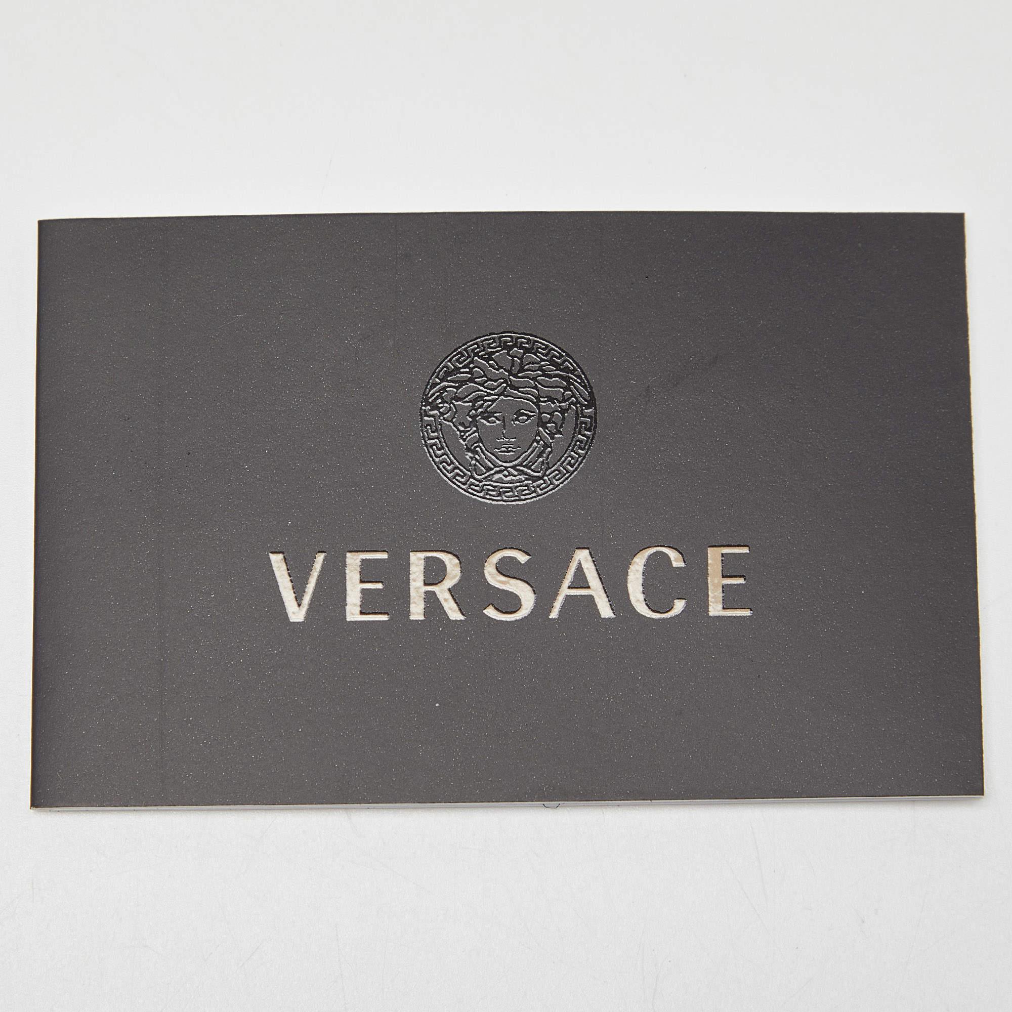 Versace Black Leather Tassel Medusa Shoulder Bag 5