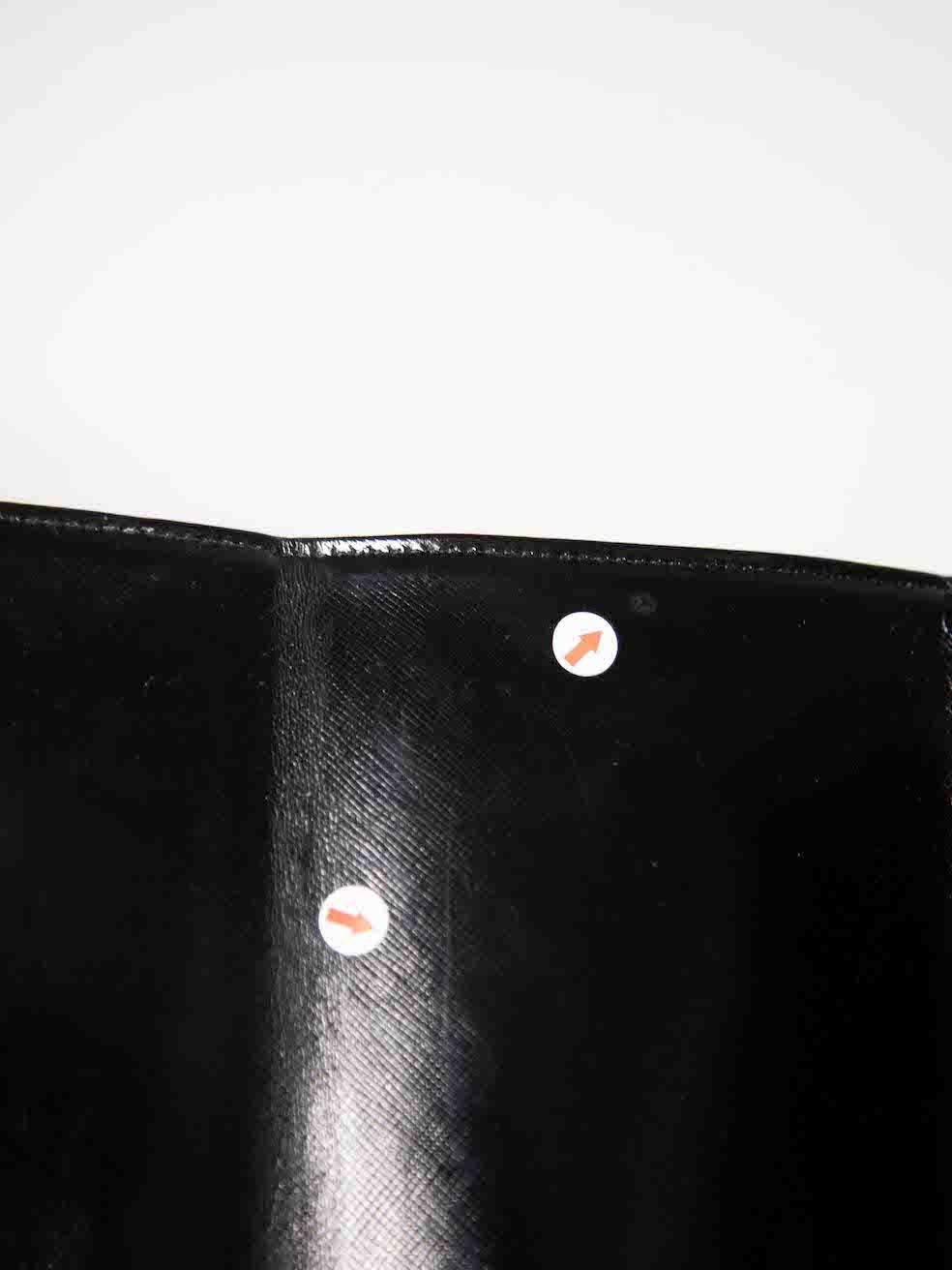 Versace Black Leather Vanity Top Handle Bag For Sale 3