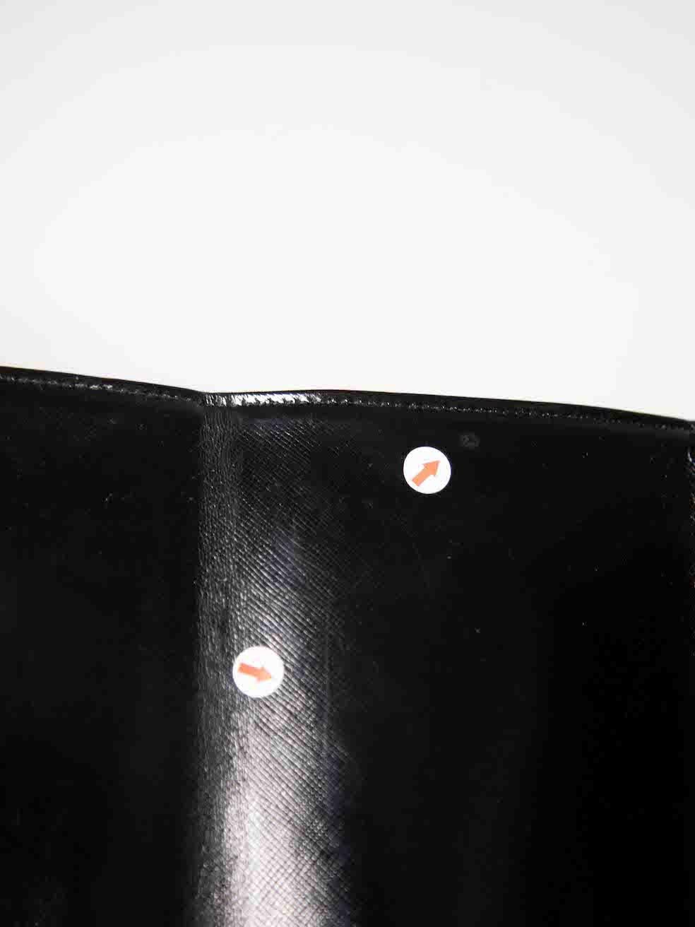 Versace Black Leather Vanity Top Handle Bag 3