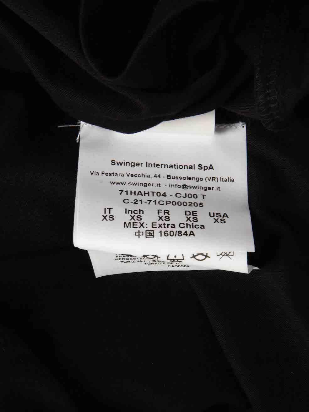 Versace Black Logo T-Shirt Size XS For Sale 4
