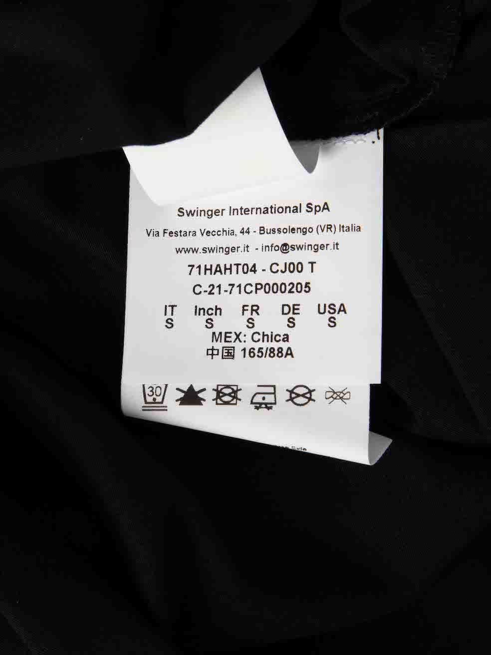 Versace Black Logo T-Shirt Size XS 4