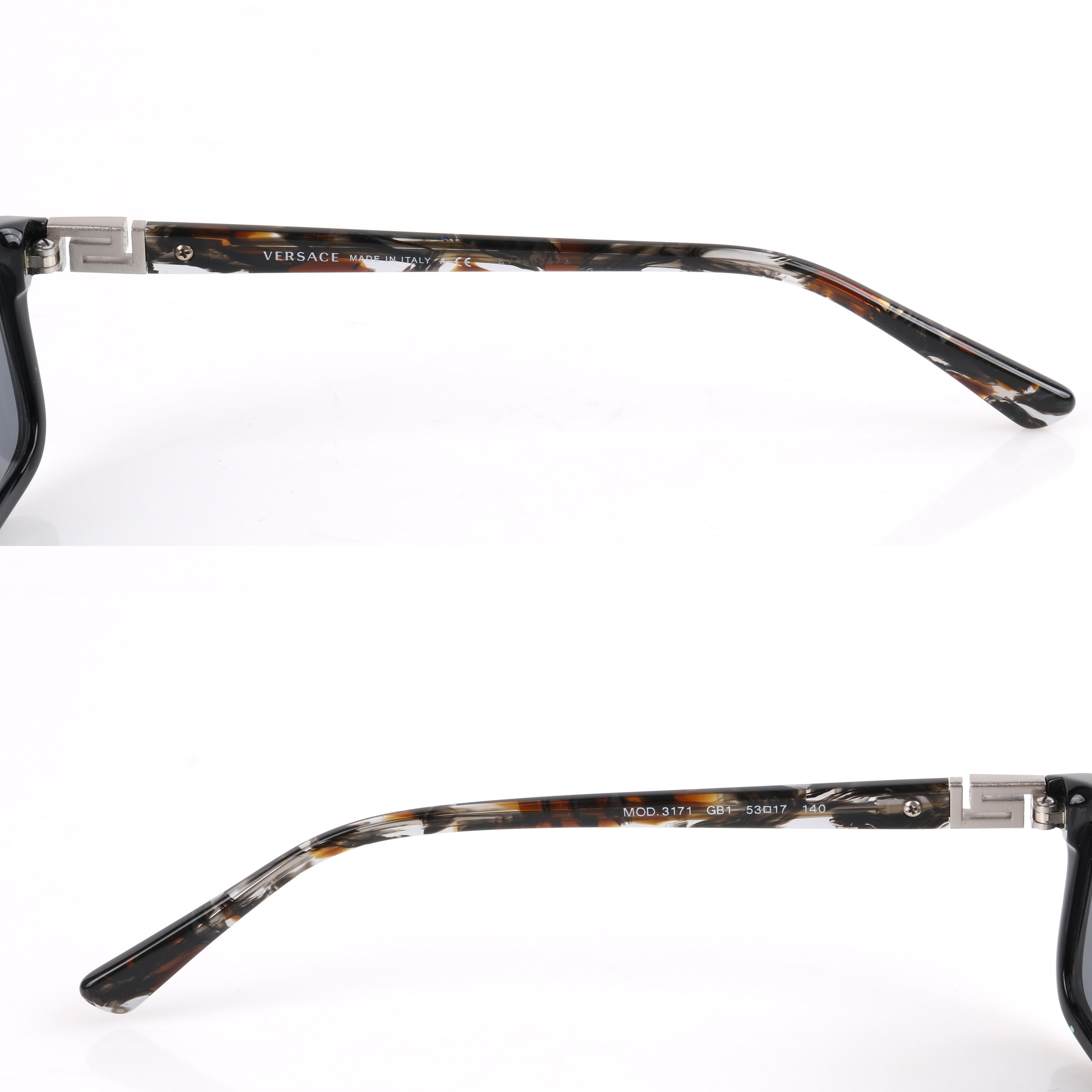 VERSACE Black Marble Sunglasses Mod. 3171  For Sale 3