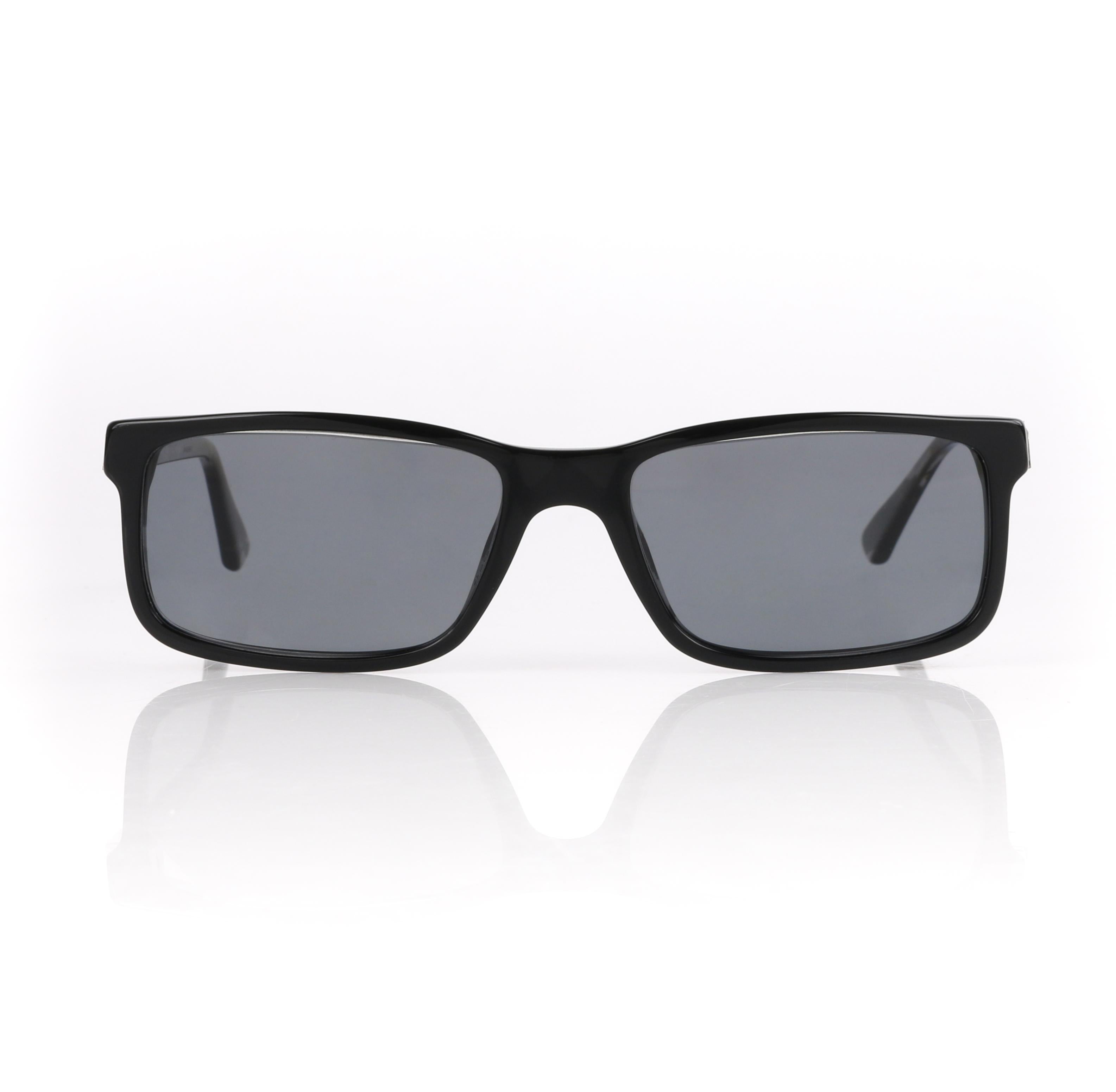 Noir Lunettes de soleil VERSACE en marbre noir Mod. 3171  en vente