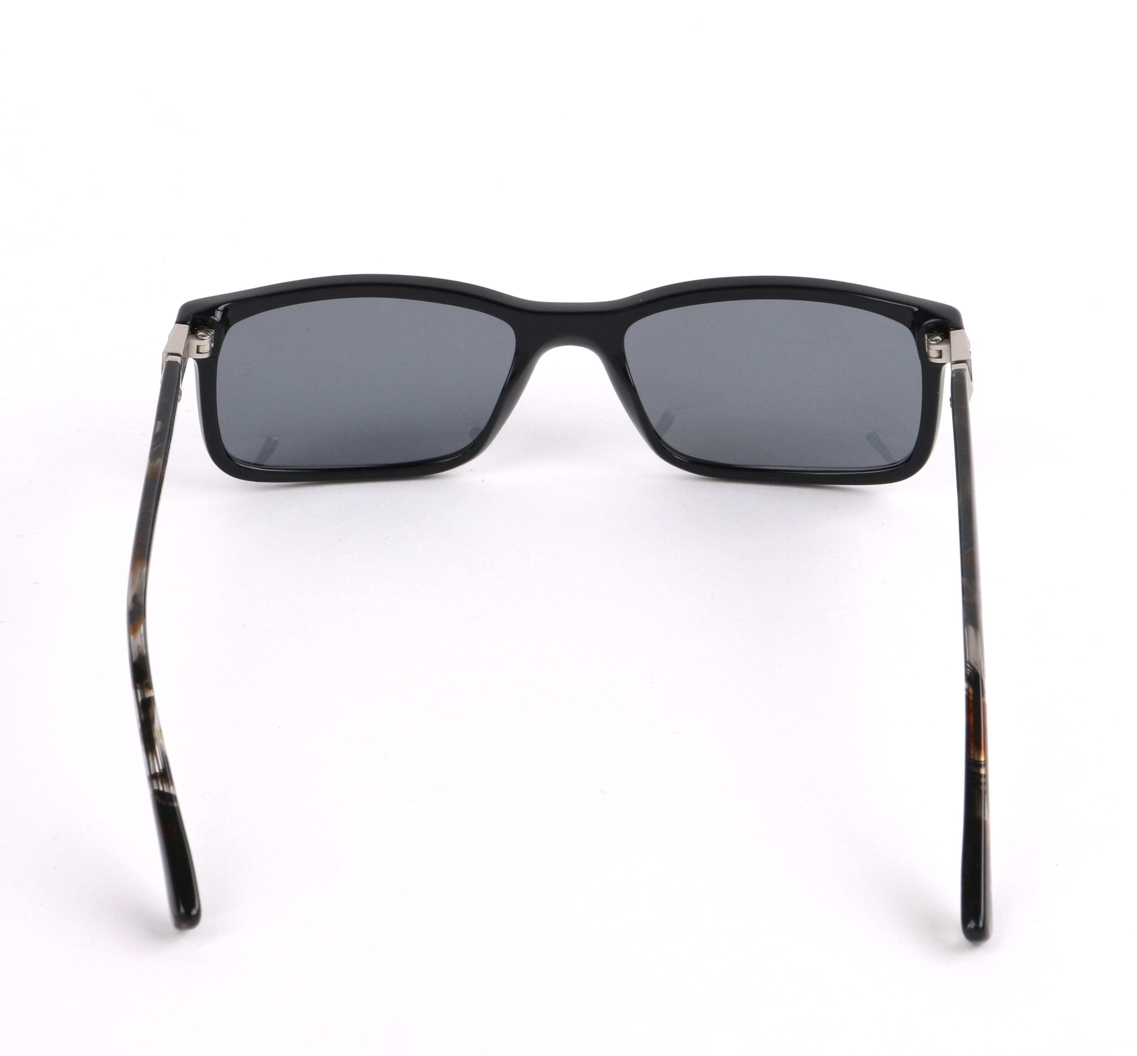 VERSACE Black Marble Sunglasses Mod. 3171  In Good Condition For Sale In Thiensville, WI