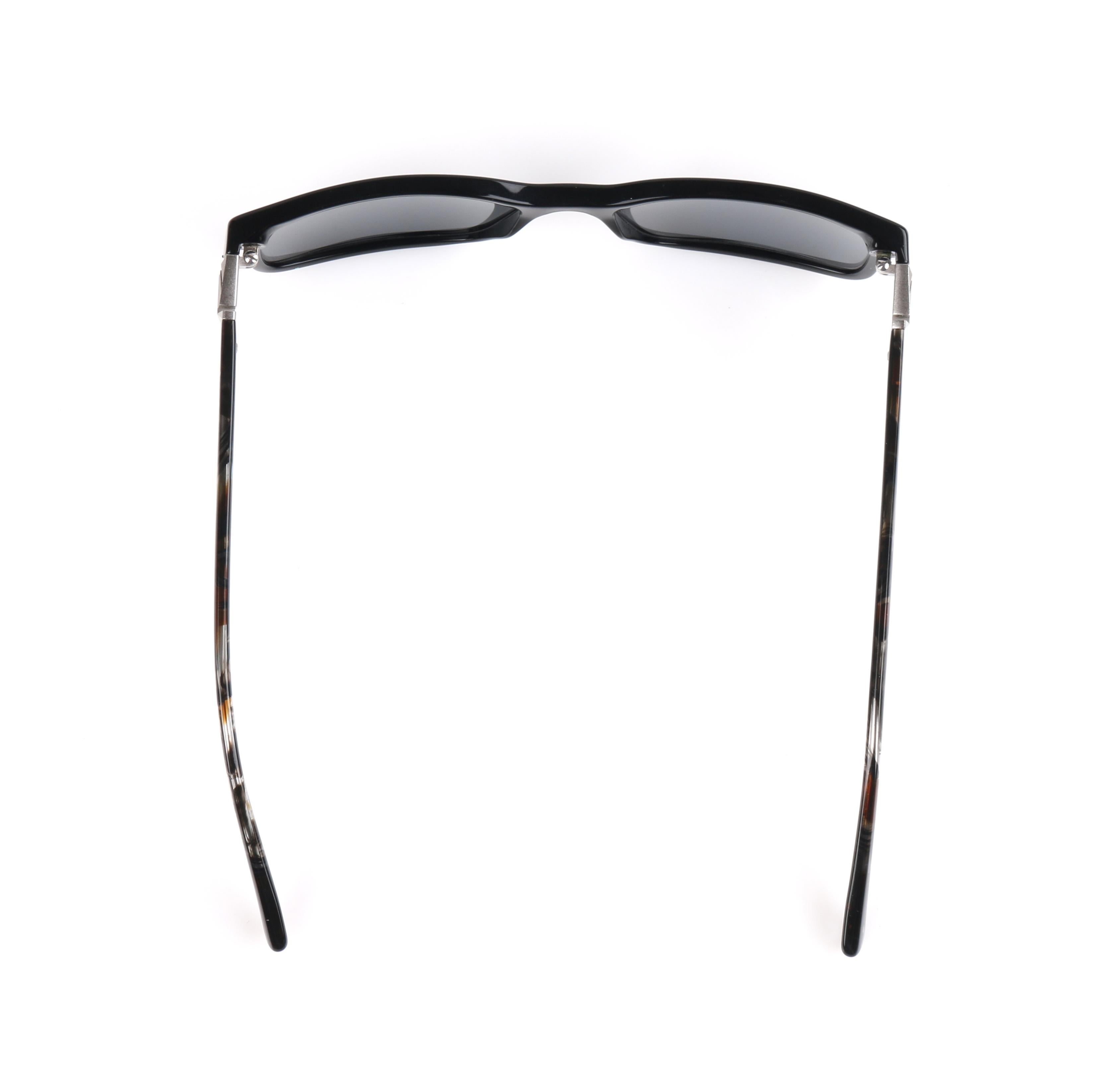 Lunettes de soleil VERSACE en marbre noir Mod. 3171  en vente 3