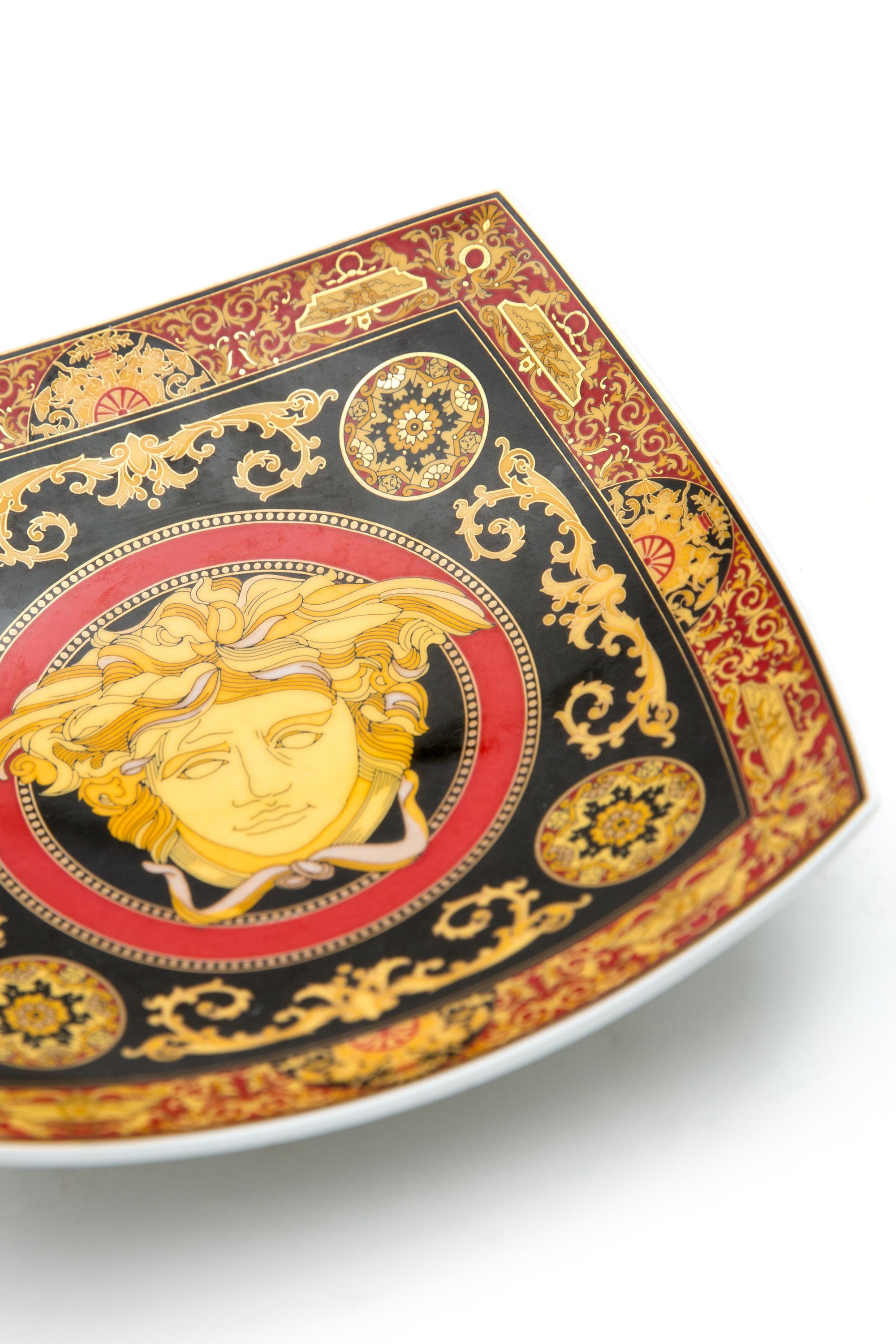 Organizer in porcellana Versace con porcellana nera 