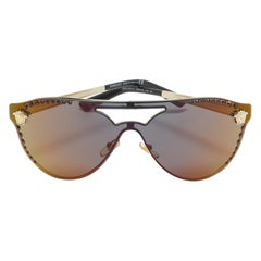 Versace Black MOD 2161-B Glam Medusa Cat Eye Sunglasses
