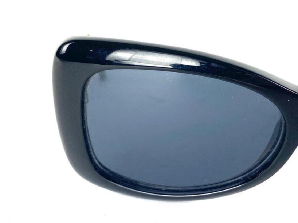 Versace Schwarz Mod 404 Katzenauge 12vers65 Sonnenbrille im Angebot 8