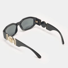 Versace Black MOD 4361 Medusa Biggie Square Sunglasses