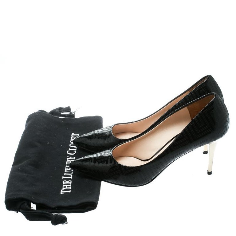 versace pointed heels
