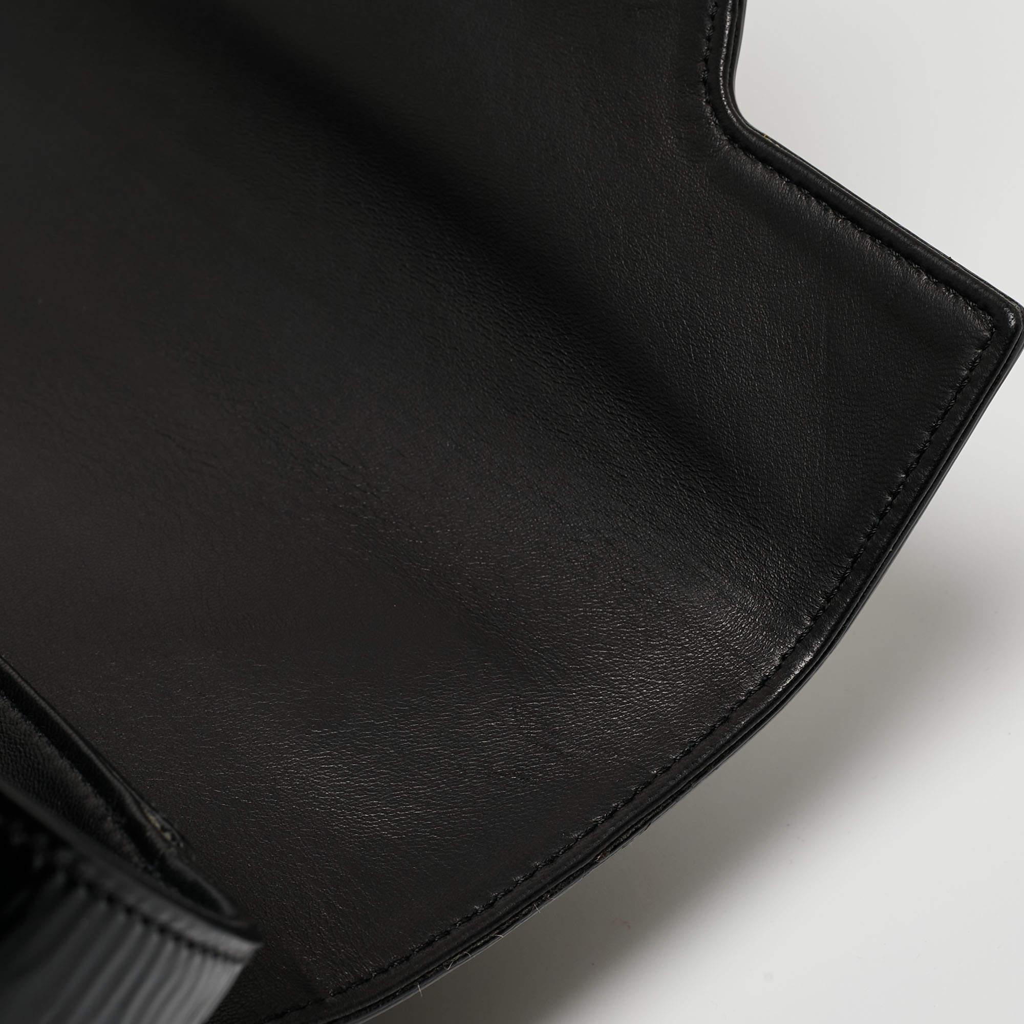 Versace Black Patent Leather Medusa Top Handle Bag 5