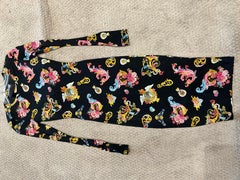 Versace Black Print Dress