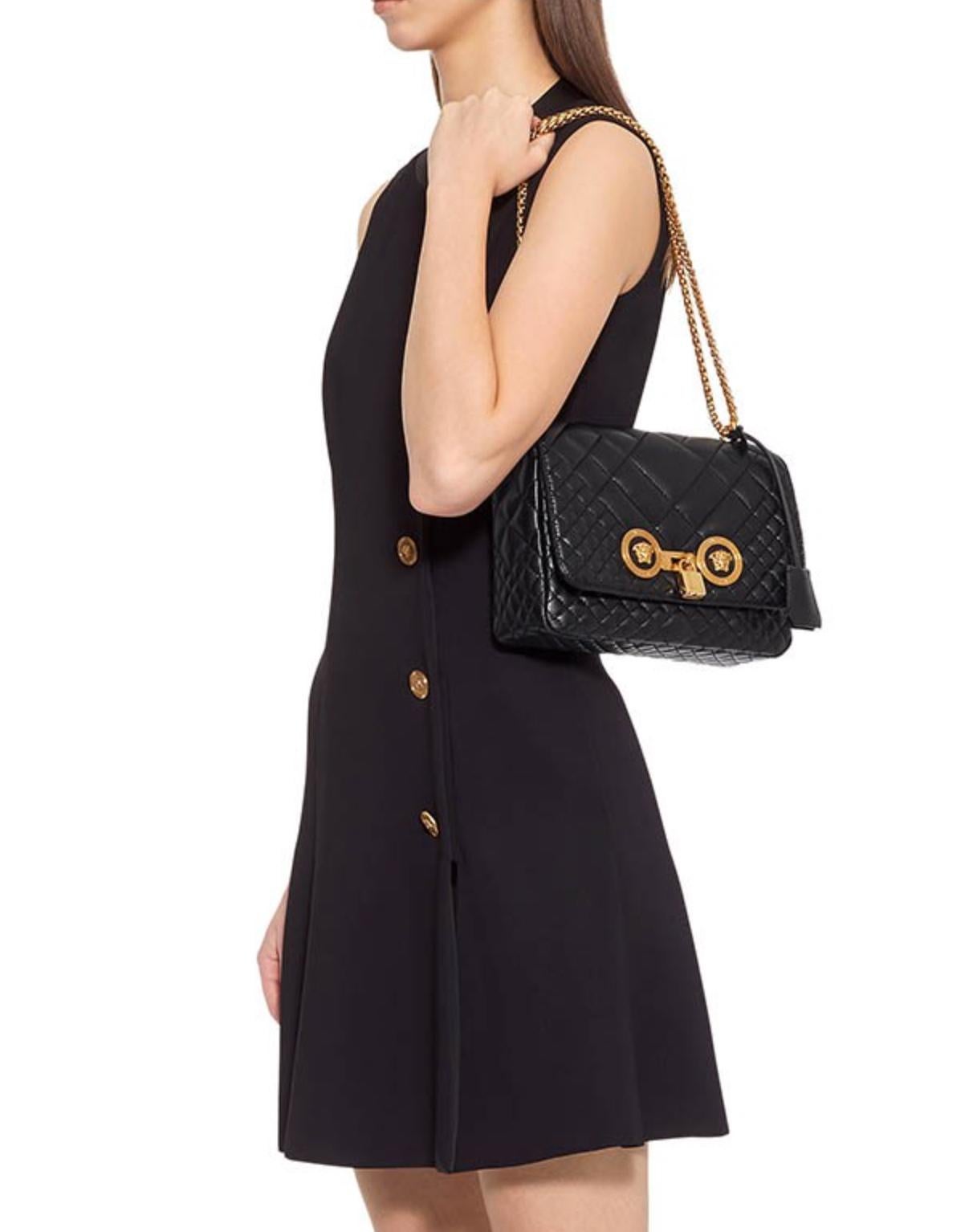 Versace medium icon shoulder bag sales
