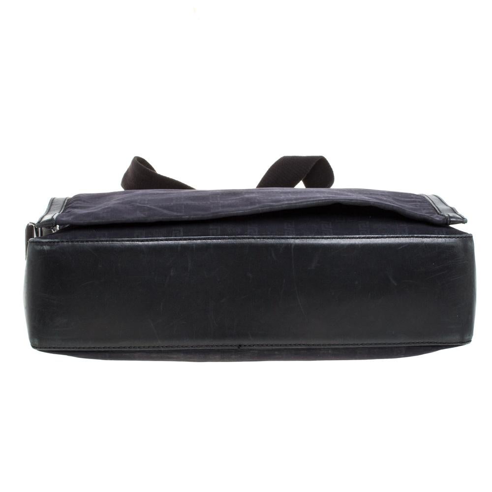 Men's Versace Black Signature Nylon Messenger bag