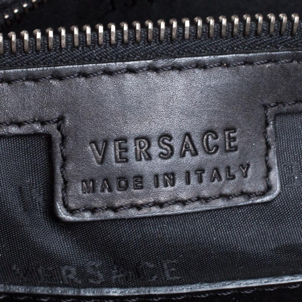Versace Black Signature Nylon Messenger bag 1