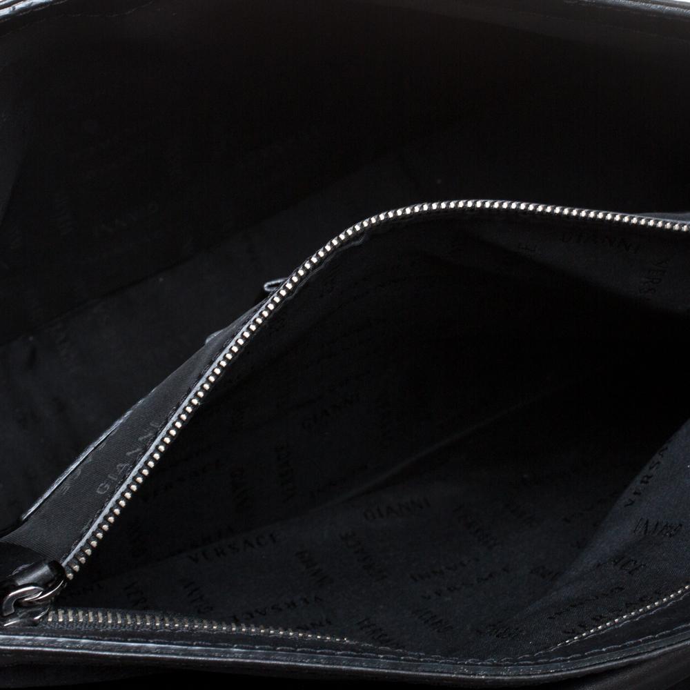 Versace Black Signature Nylon Messenger bag 2