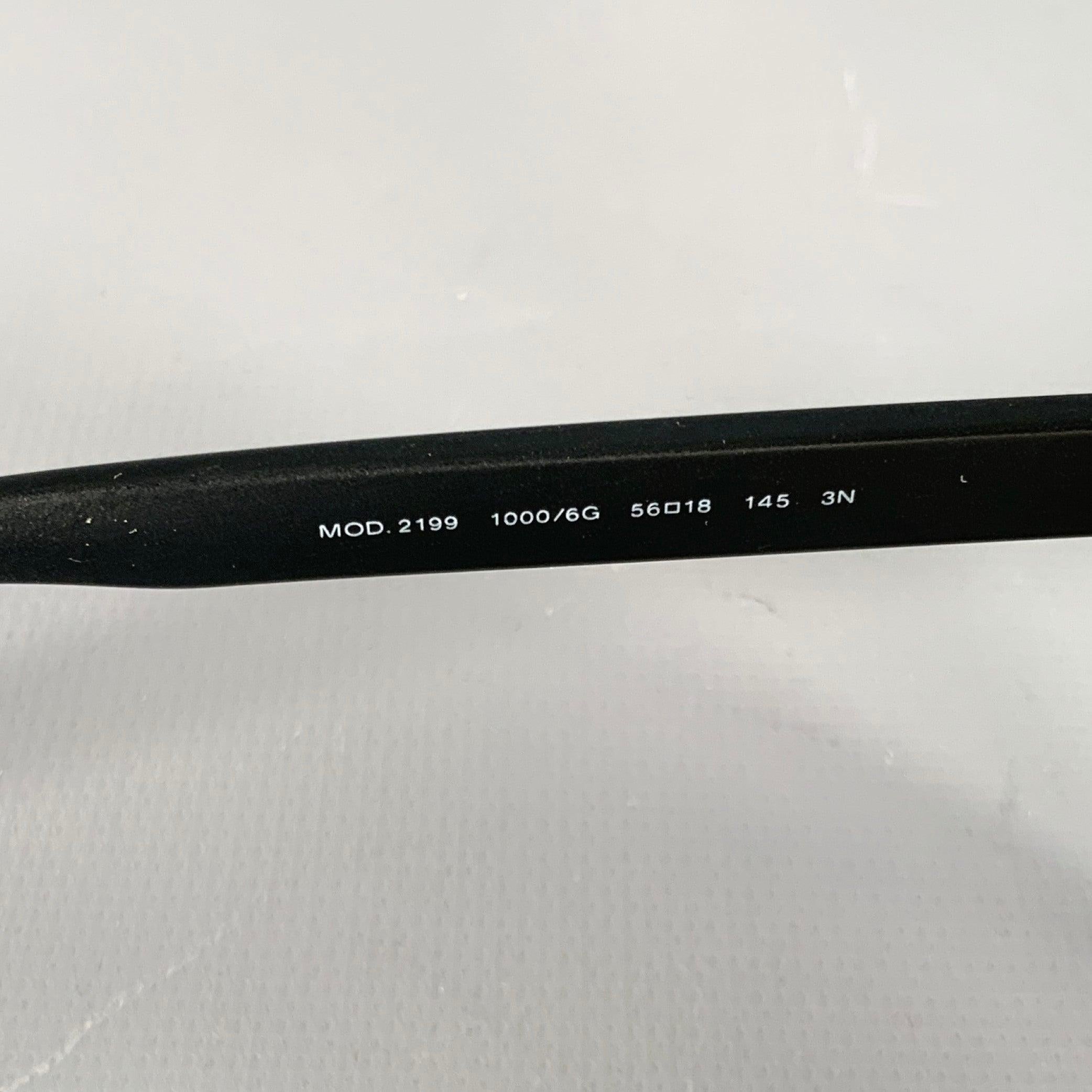 Men's VERSACE Black Silver Medusa Heads Metal Sunglasses For Sale