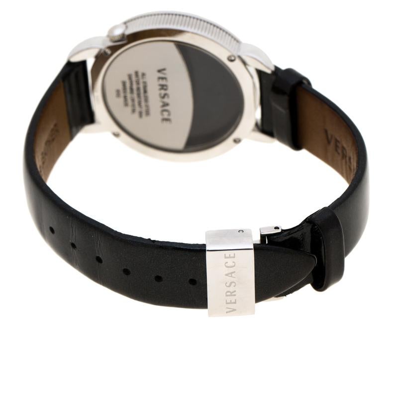 Versace Black Stainless Steel Krios 93Q Women's Wristwatch 38 mm 2