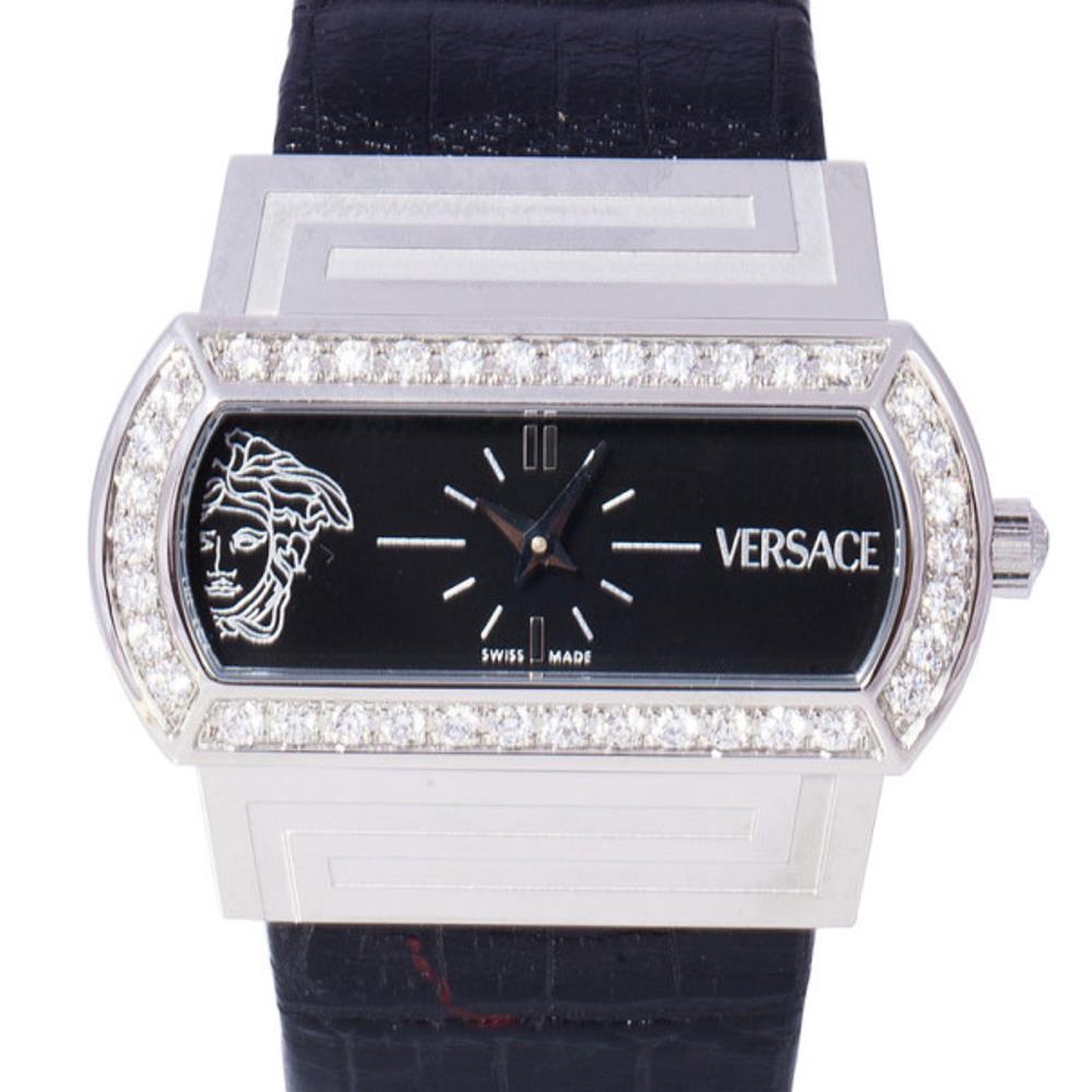 Contemporary Versace Black Stainless Steel PS91990 Men's Wristwatch 40MM