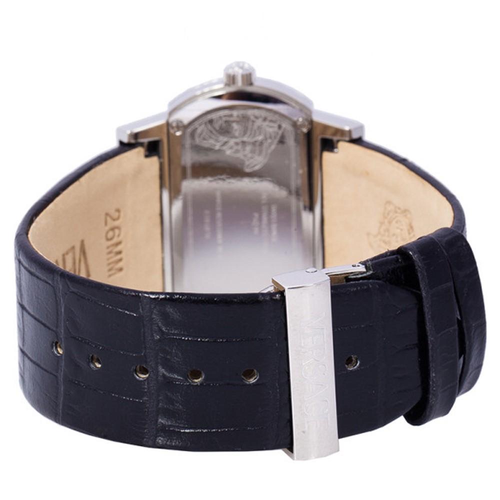 Versace Black Stainless Steel PS91990 Men's Wristwatch 40MM In Excellent Condition In Dubai, Al Qouz 2