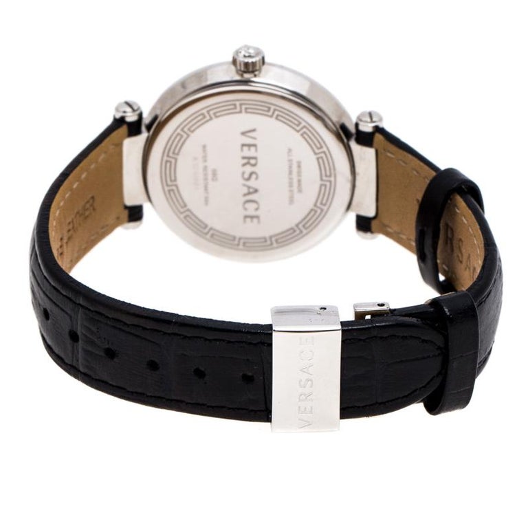 Versace Black Stainless Steel Reve 68Q Women display picture 1