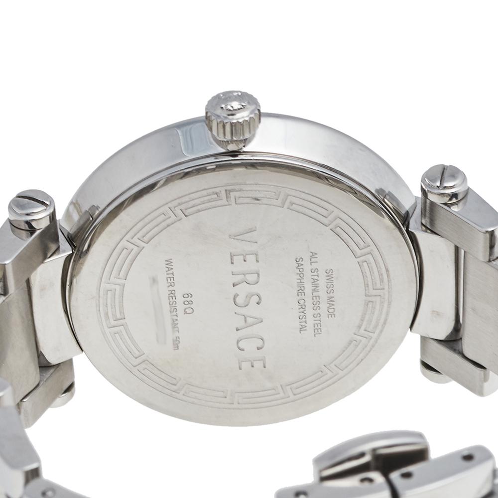 Versace Black Stainless Steel Reve 68Q Women's Wristwatch 35 mm 2