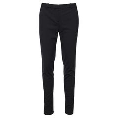 Pantalón sastre de lana elástica negro Versace M