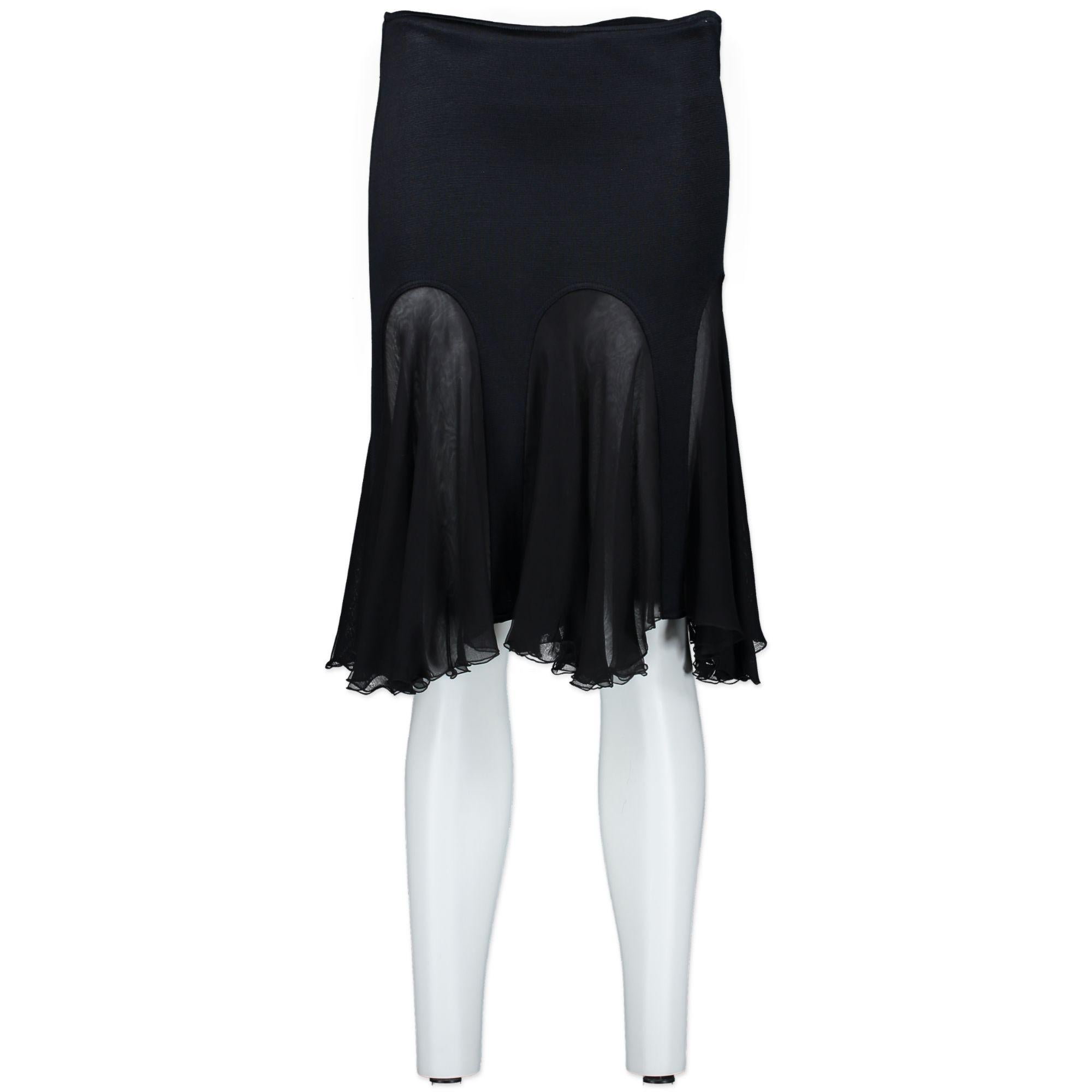 Women's Versace Black Two Piece Dress - Size 38 IT