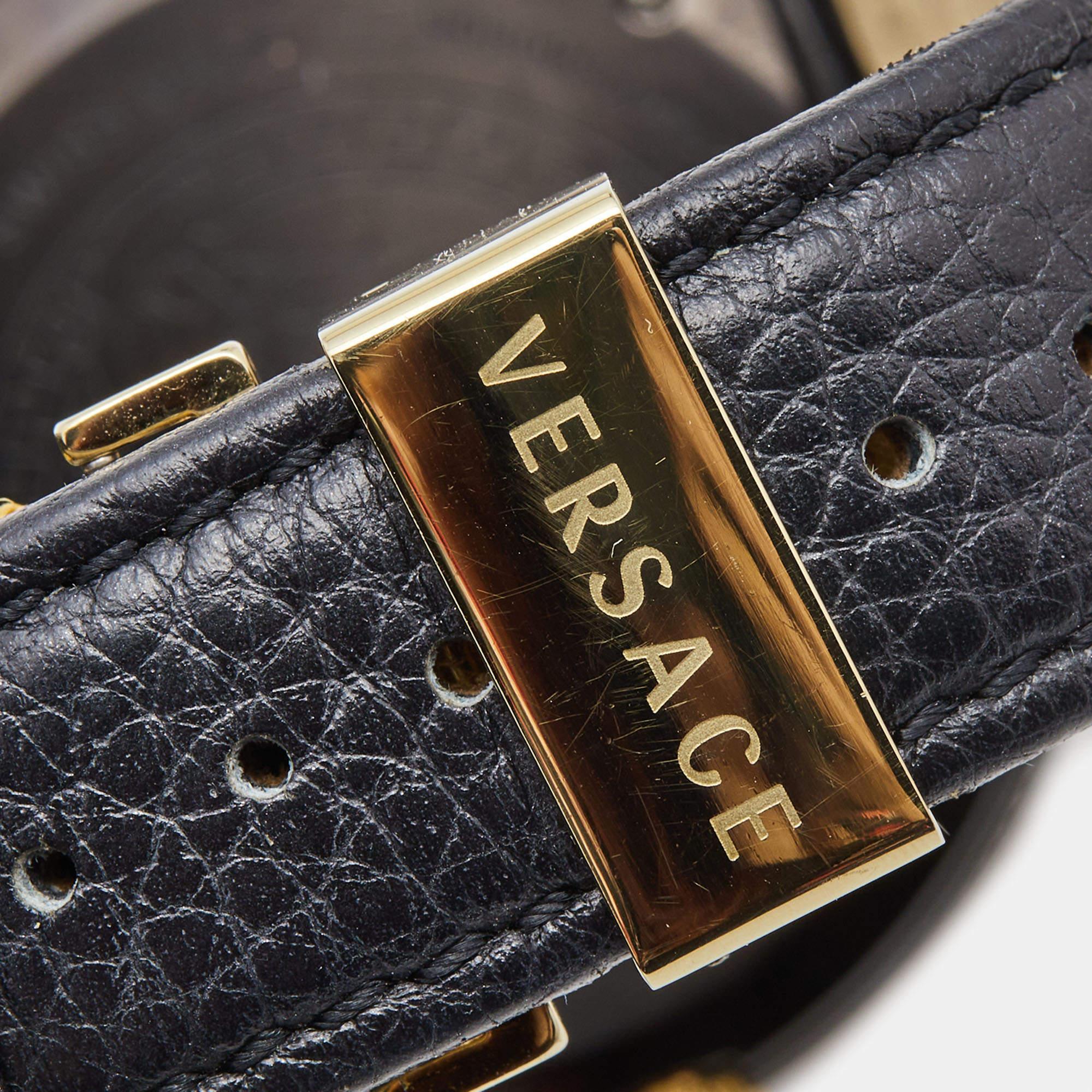 Let this fine designer wristwatch accompany you with ease and luxurious style. Beautifully crafted using the best quality materials, this authentic Versace watch is built to be a standout accessory for your wrist.

