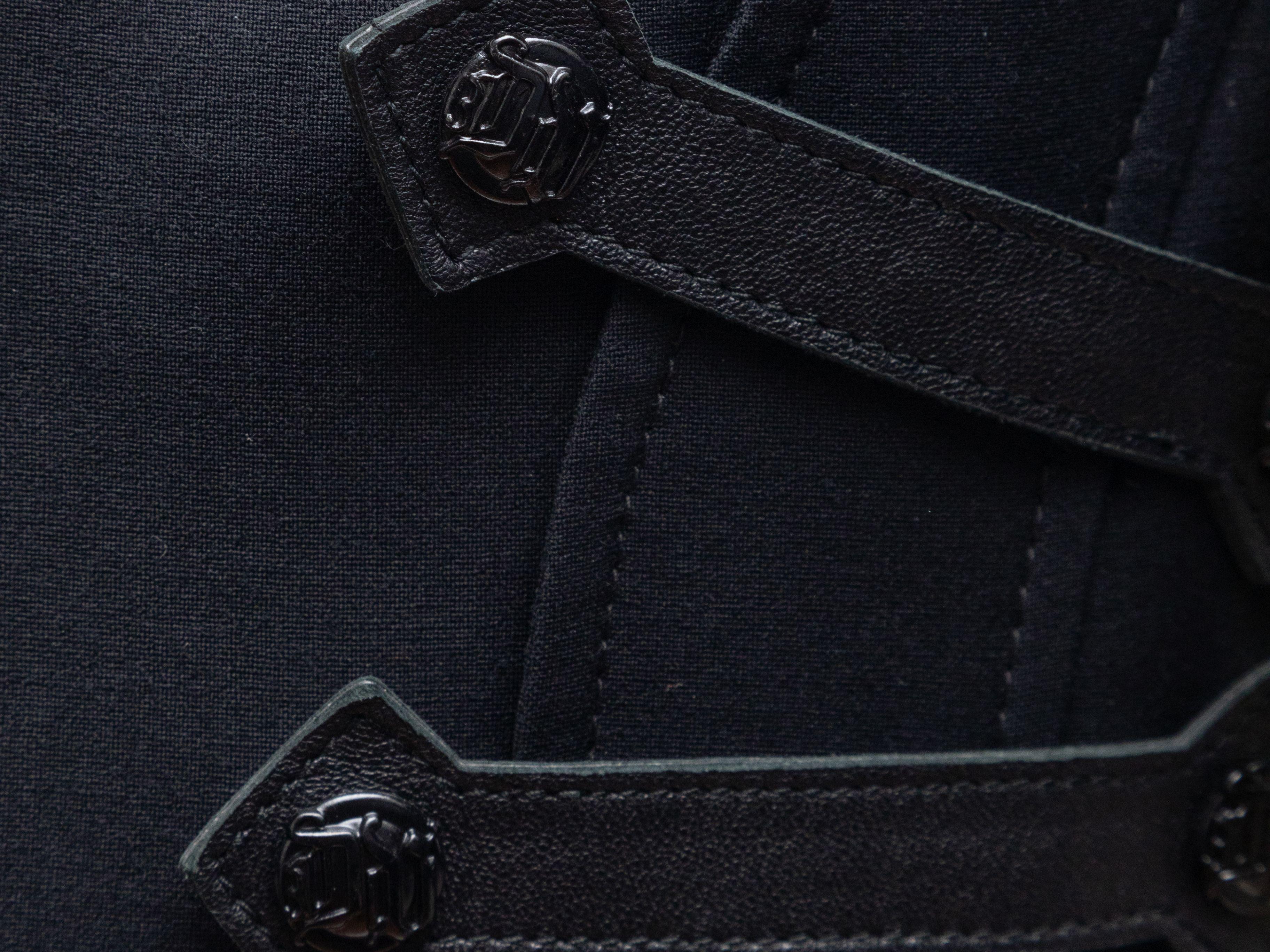 Versace Black Wool Military Jacket 2