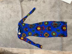 Versace Blue Print Dress Size 0