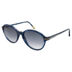 Blaue Vintage-Sonnenbrille von Versace, 80er Jahre