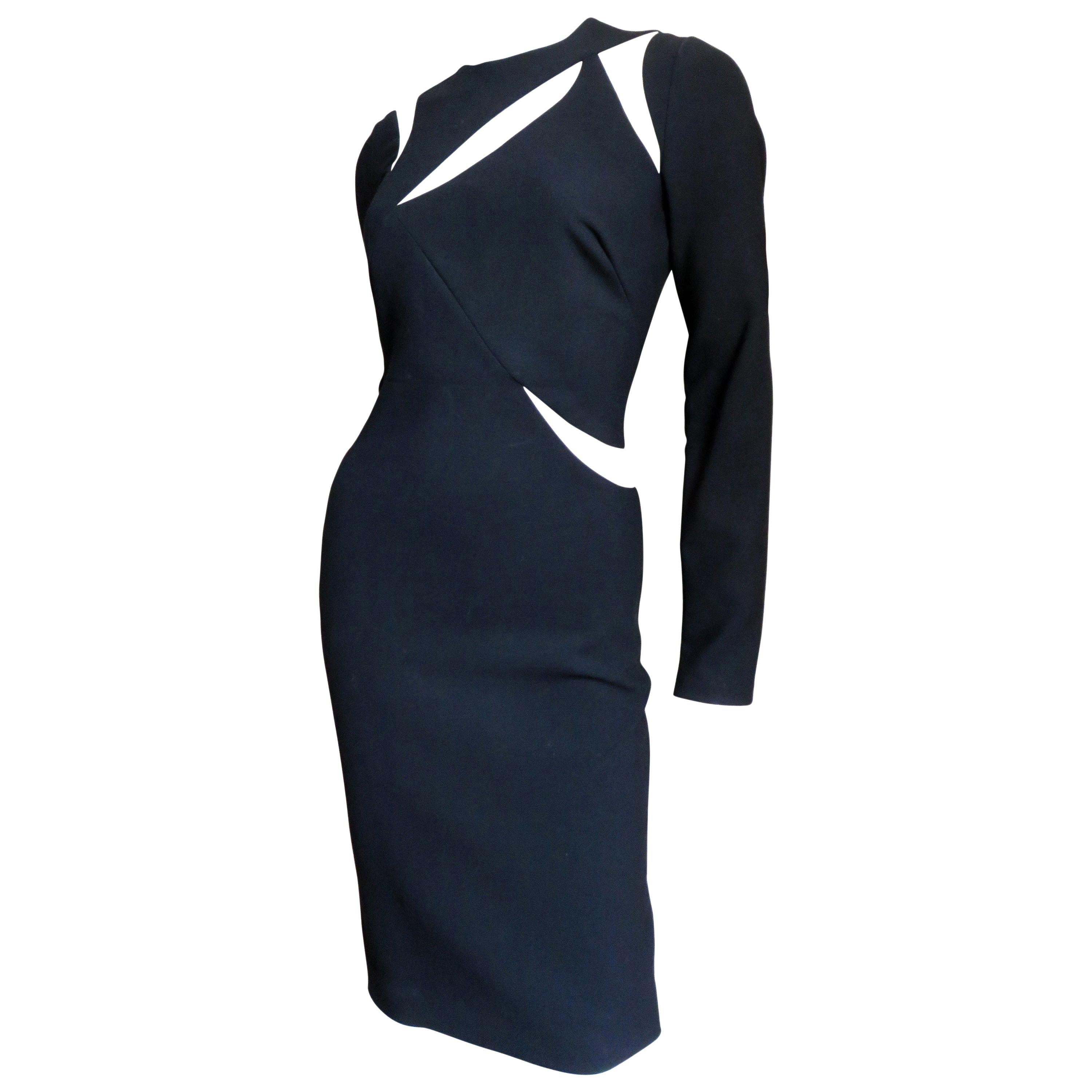 Versace Bodycon Dress with Cut outs For Sale