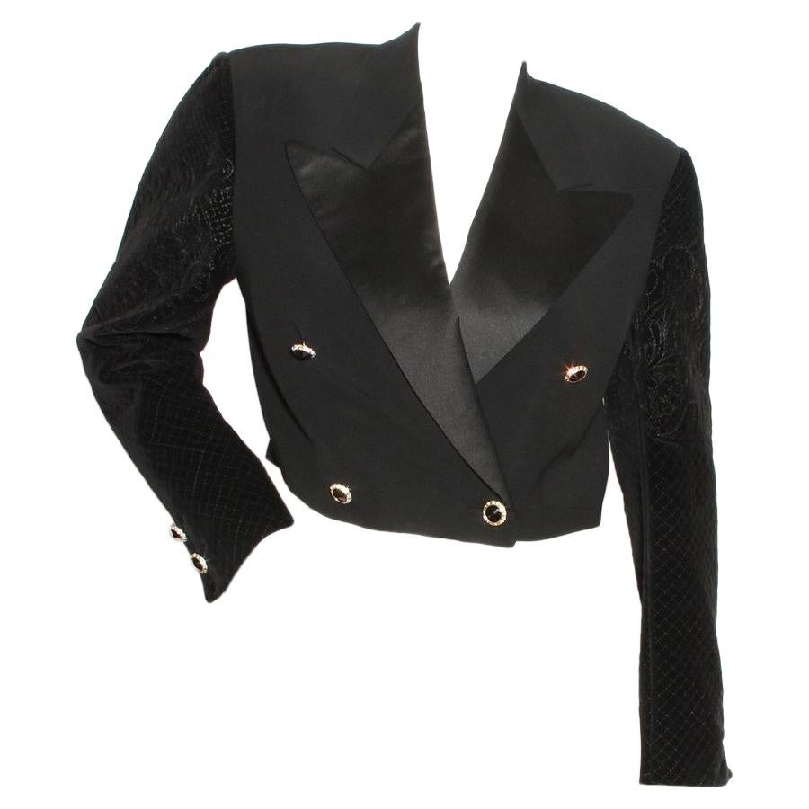 Versace Bolero Tuxedo Jacket Circa 1980’s