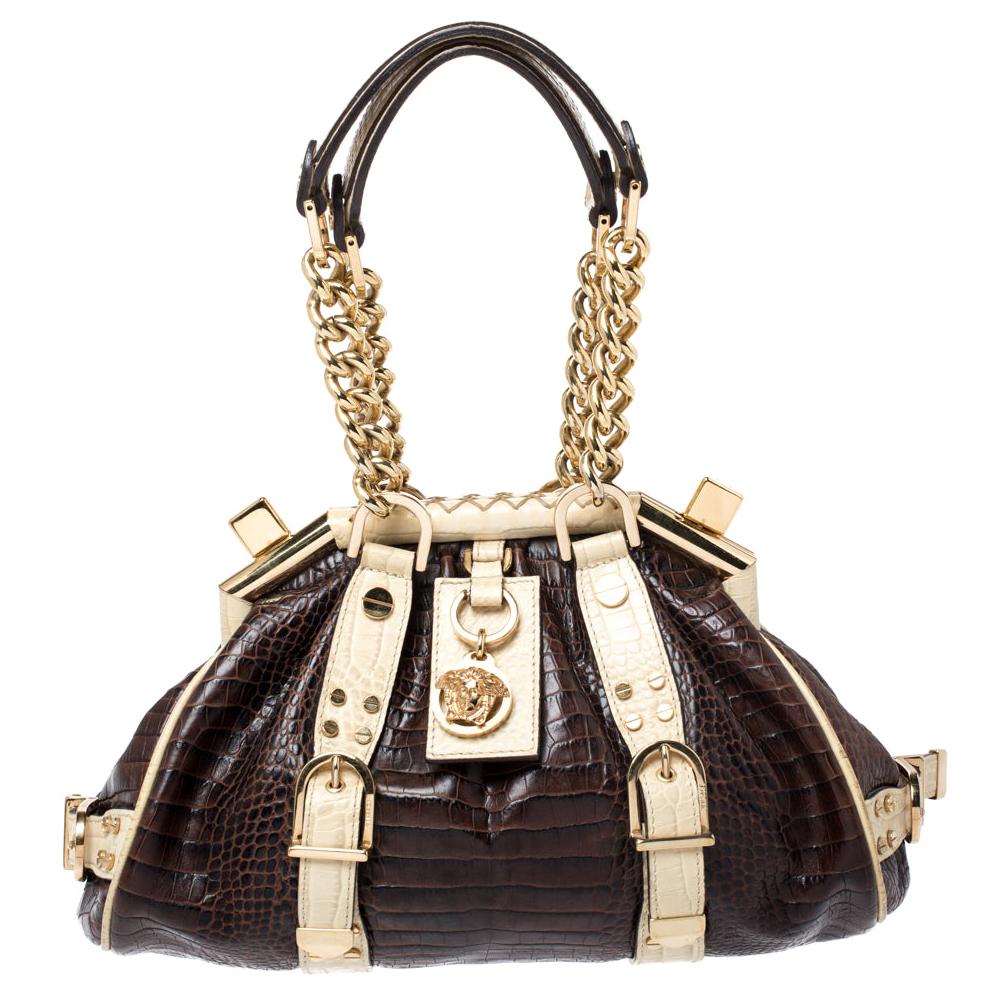 Gianni Versace Quilted Madonna Bag