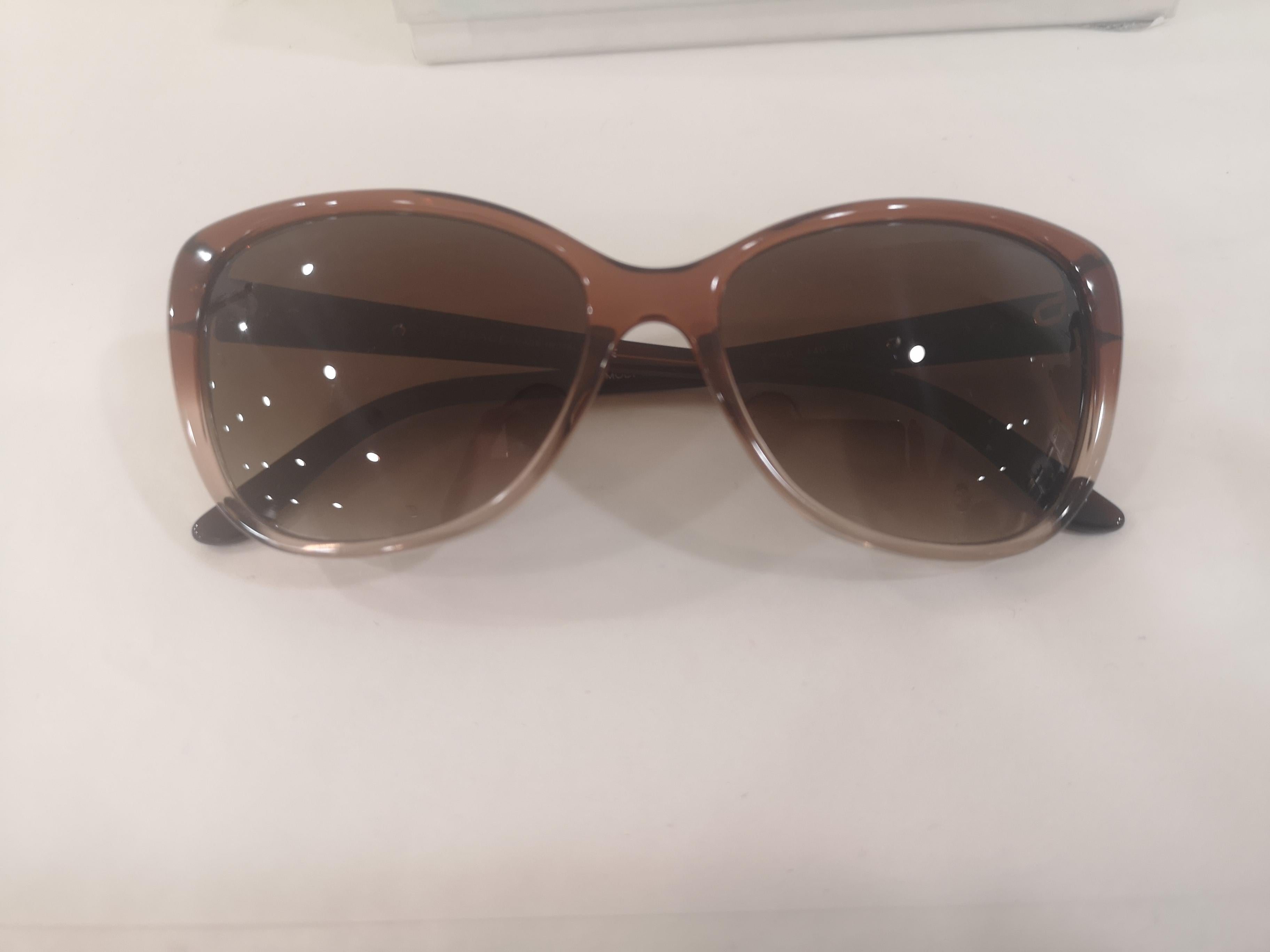 Gray Versace Brown sunglasses NWOT