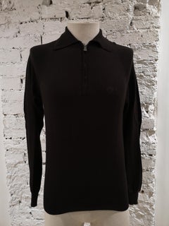 Versace brown wool sweater