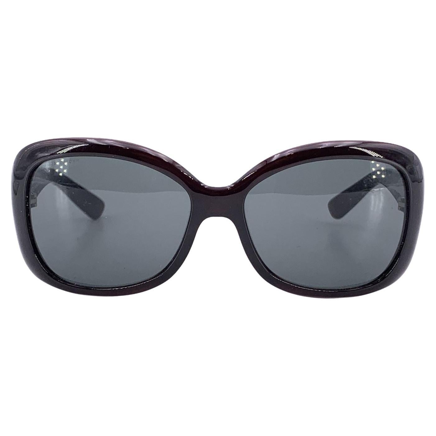 Versace Burgundy Oversize Butterfly Mod. 4187 Sunglasses 56/16 135 mm