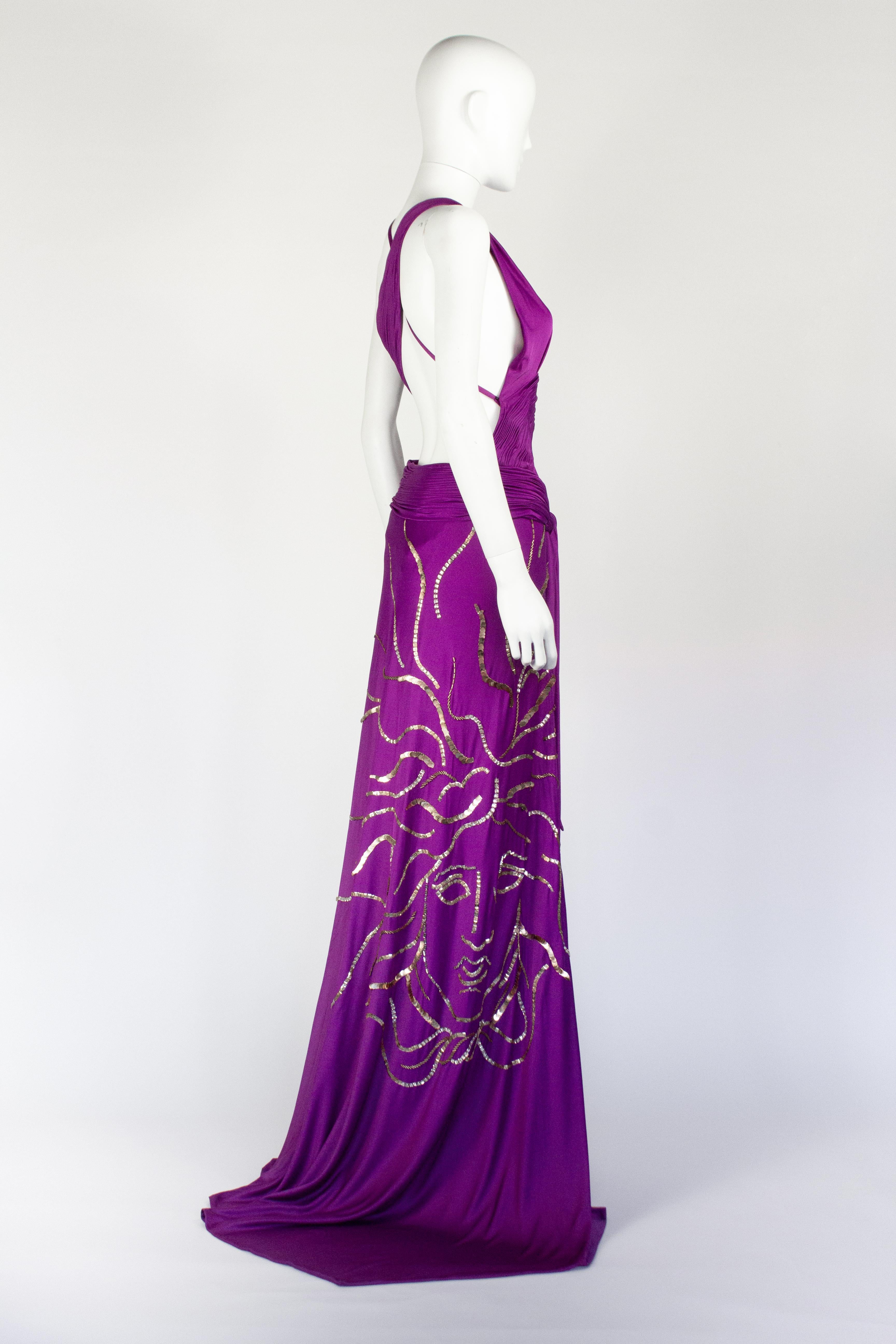 Versace by Donatella Gisele Bündchen Laufstegkleid, S/S 2000 im Angebot 1