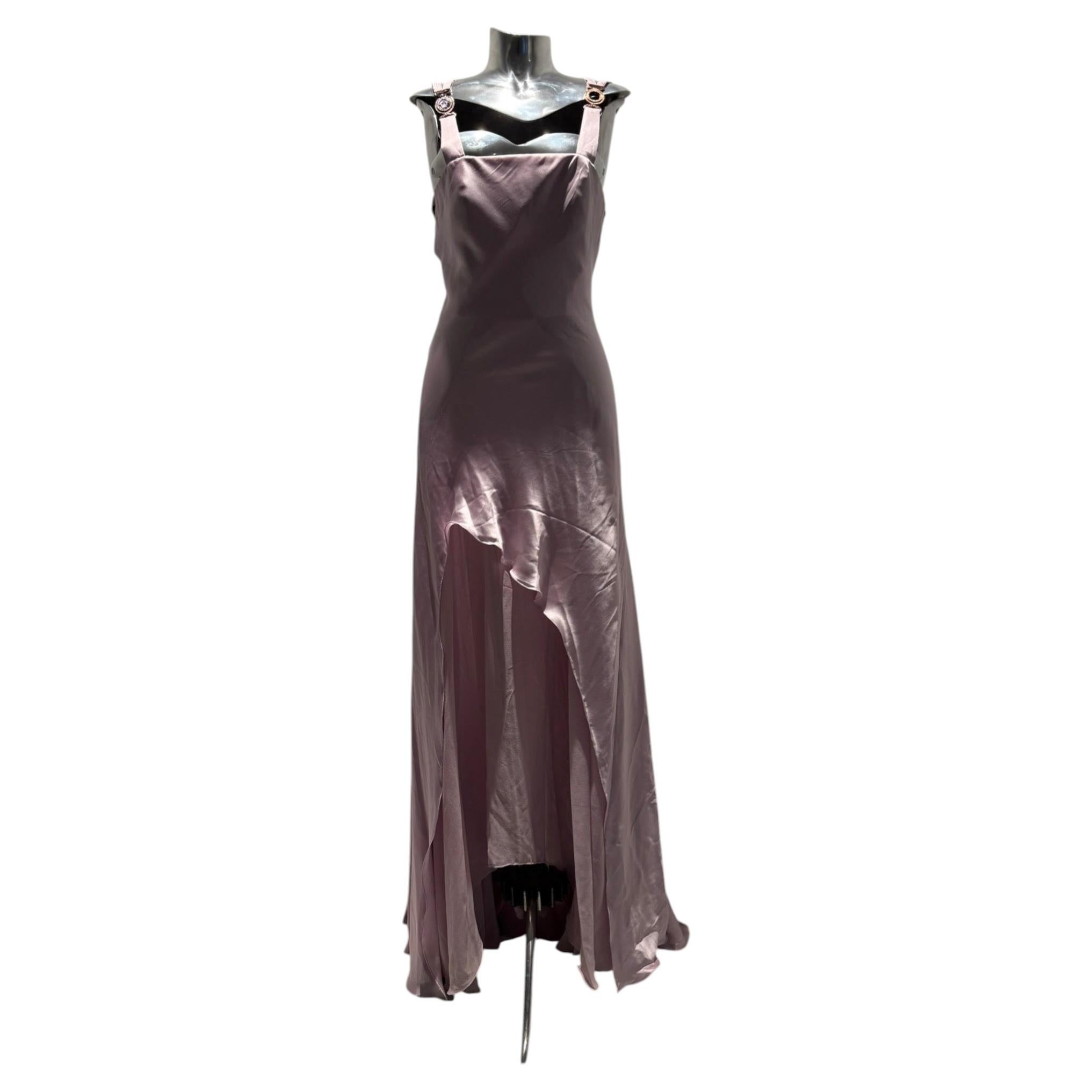 Gianni Versace 1995 Silk Women's Evening Dress Look 54 Antique Vintage