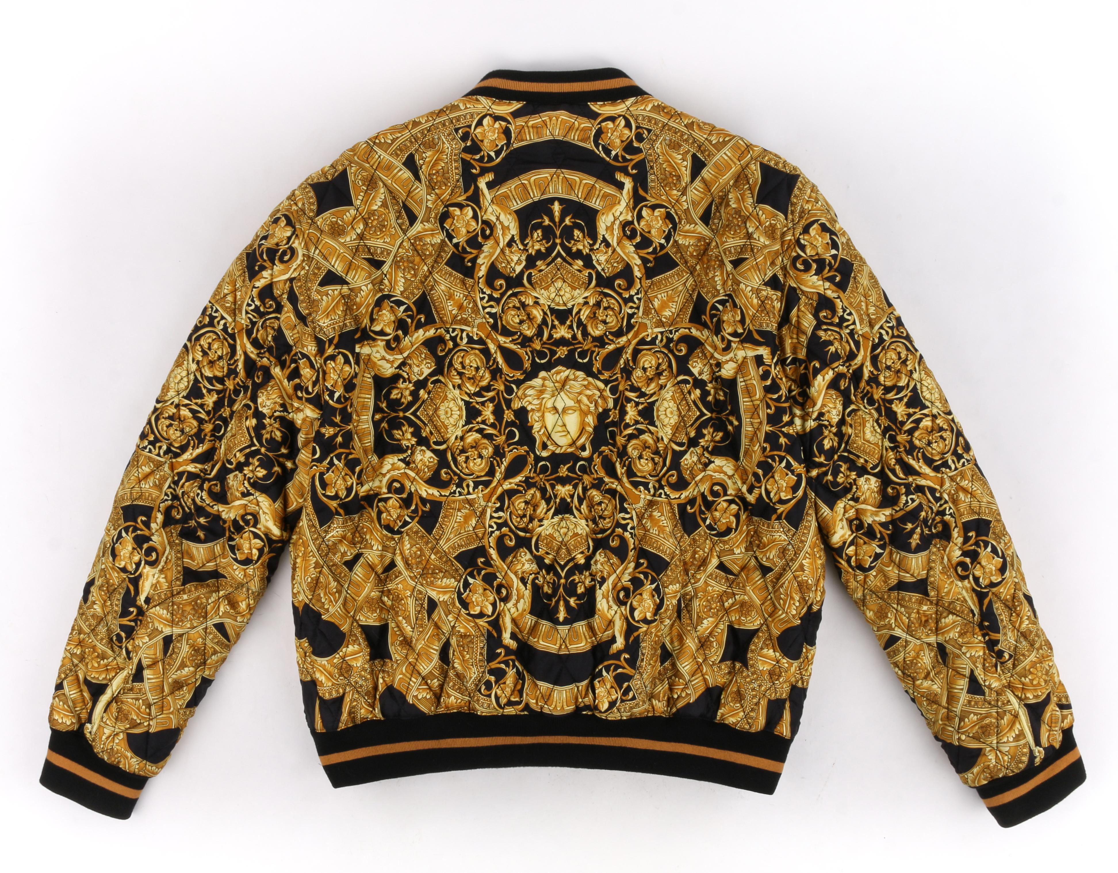 versace jacket gold