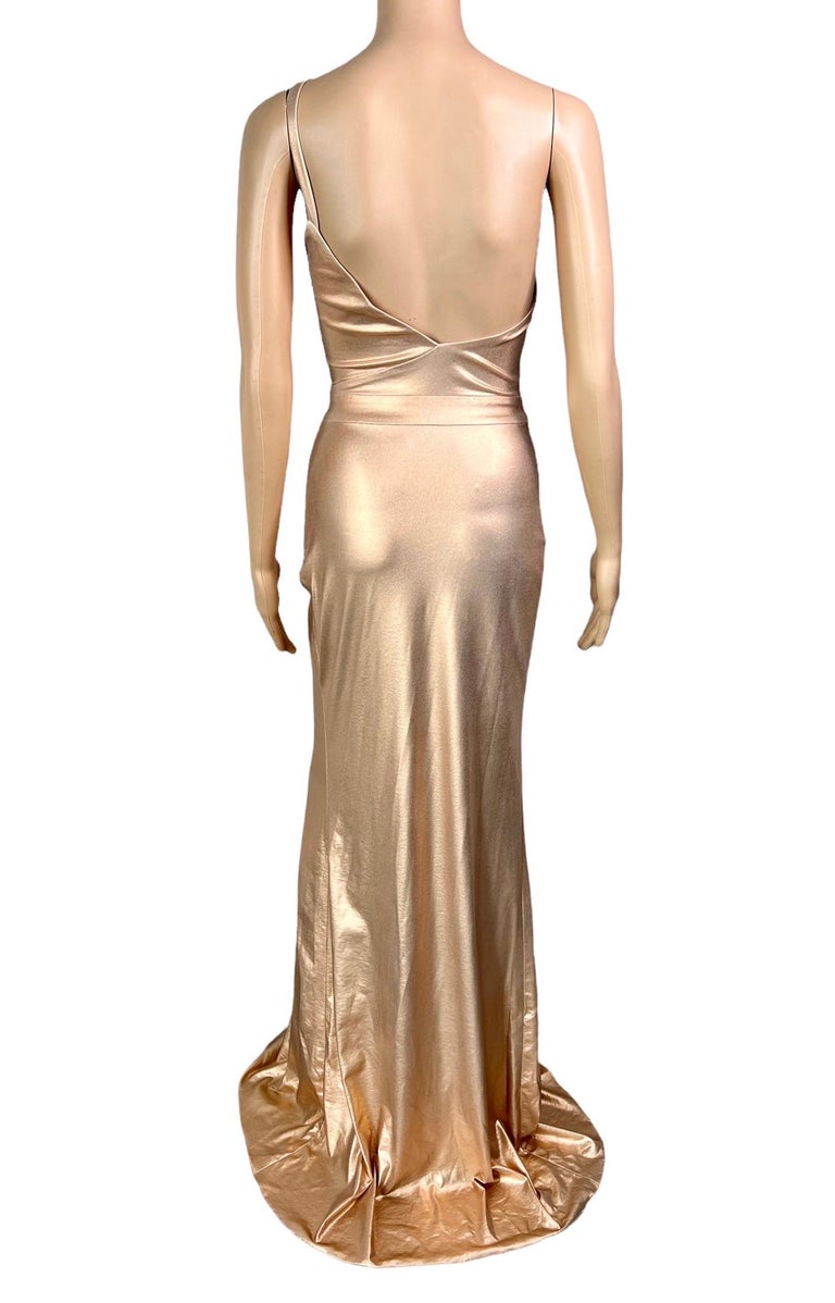 slim fit dress slacks Pleated Long Formal Metallic Prom Dress main image 0