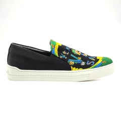 Versace Canvas Slip on Sneakers