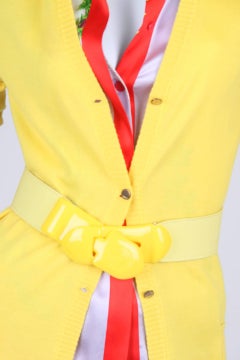 Versace yellow Cashmere Cardigan
