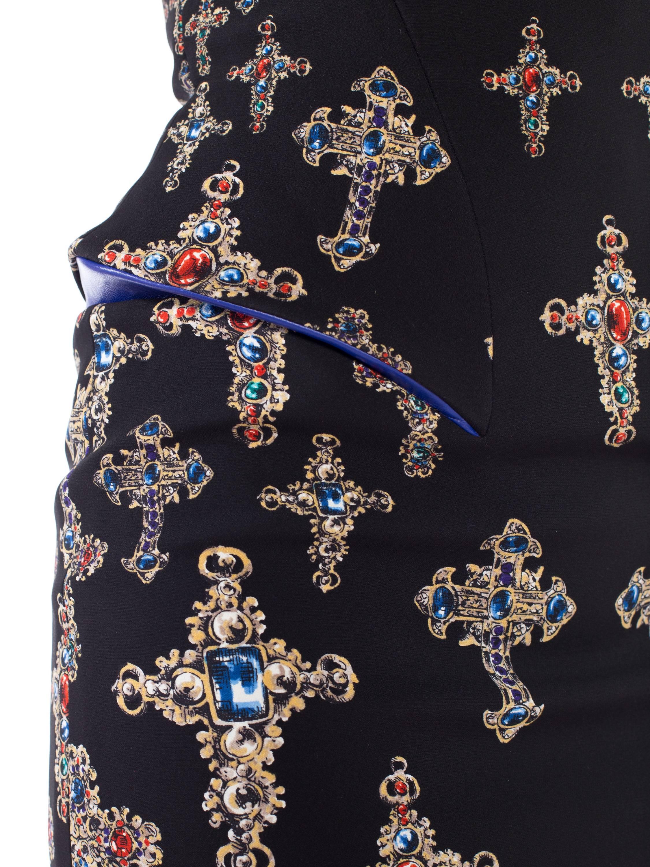 Versace Catholic Crystal Cross Dress 2